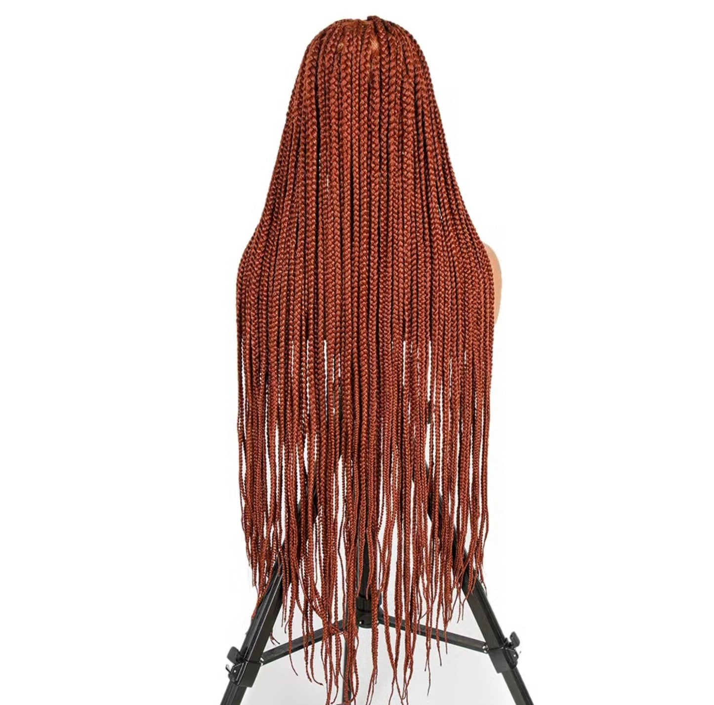 36" Square Box Braids - Full Handmade, Premium Synthetic Fiber, Full Lace.