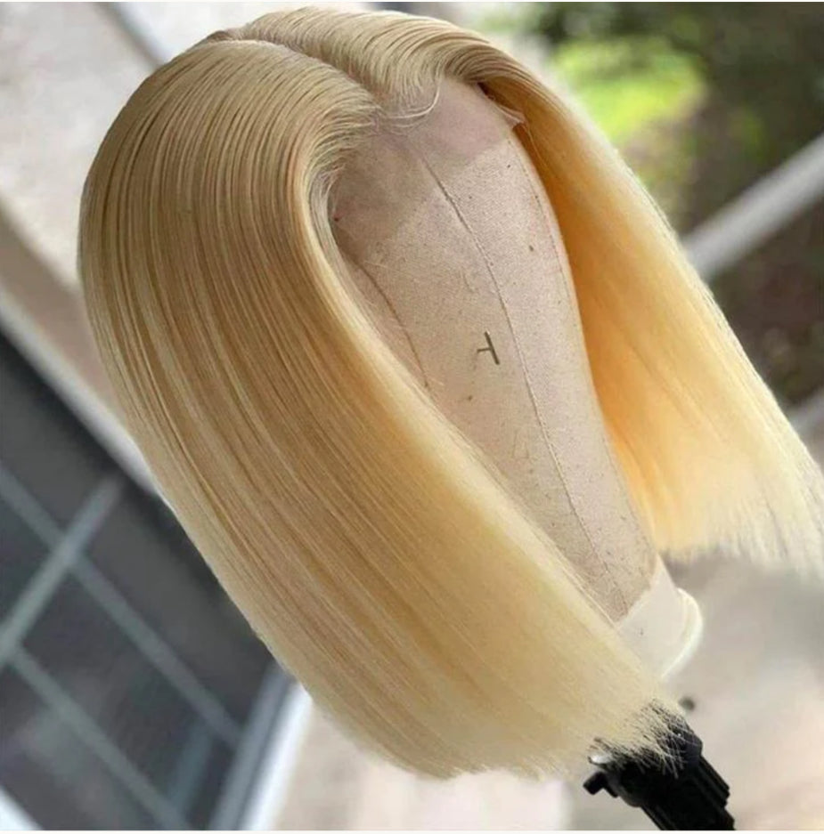 Blonde Straight Bob Wig