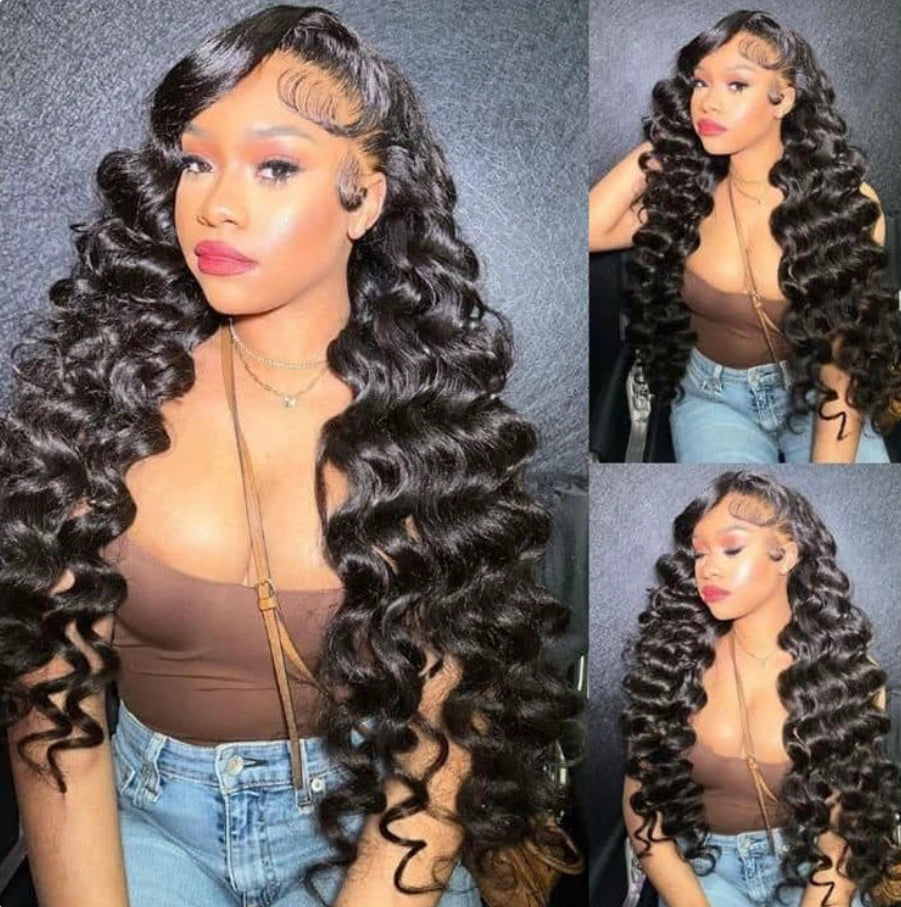 Brazilian Loose Wave Front Lace Wig