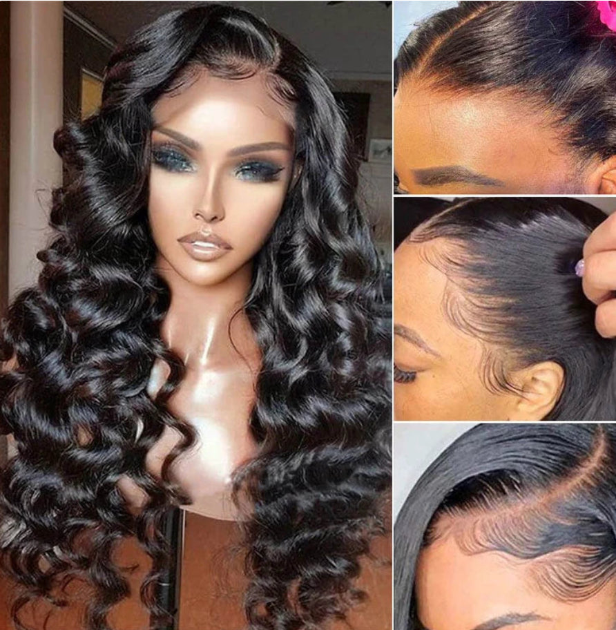 Brazilian Loose Wave Front Lace Wig