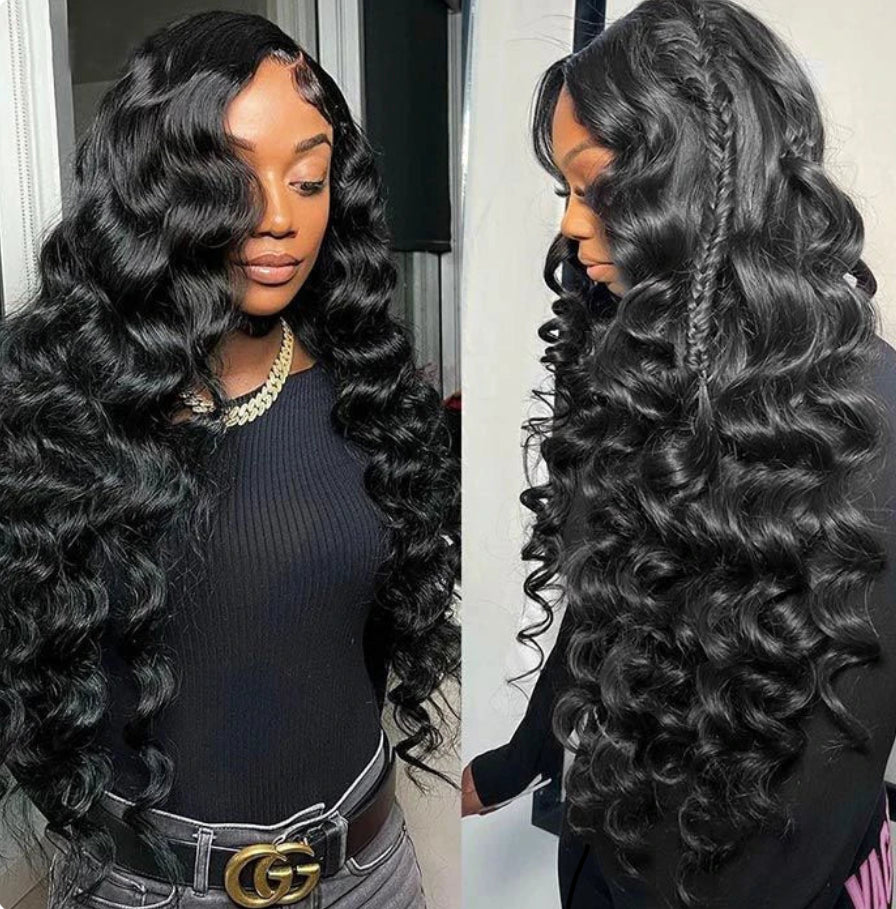 Brazilian Loose Wave Front Lace Wig