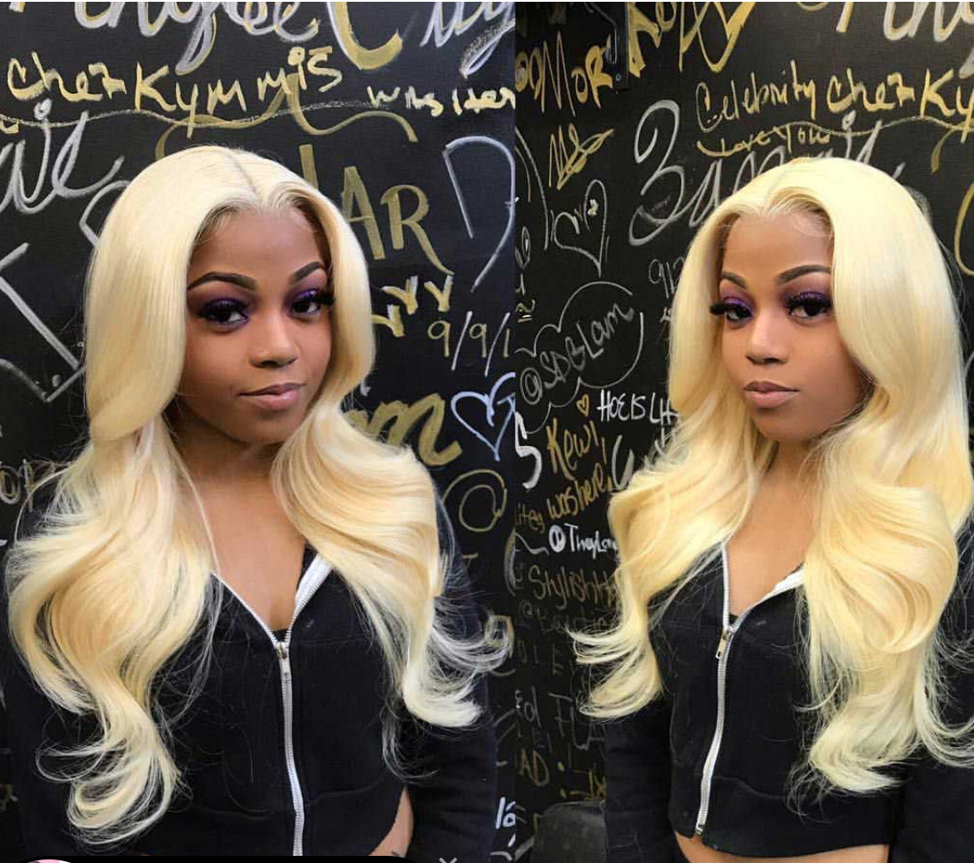 Front Lace Blonde Body Wave Wig