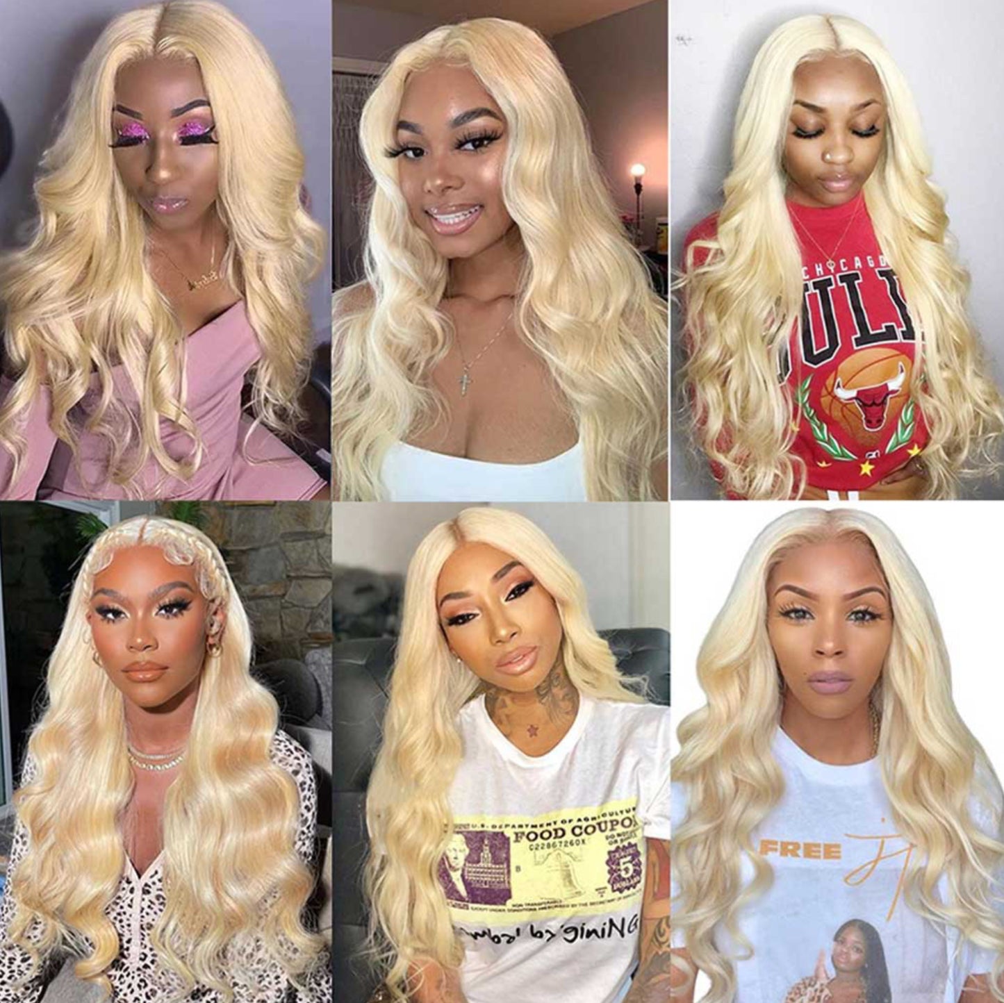 Front Lace Blonde Body Wave Wig