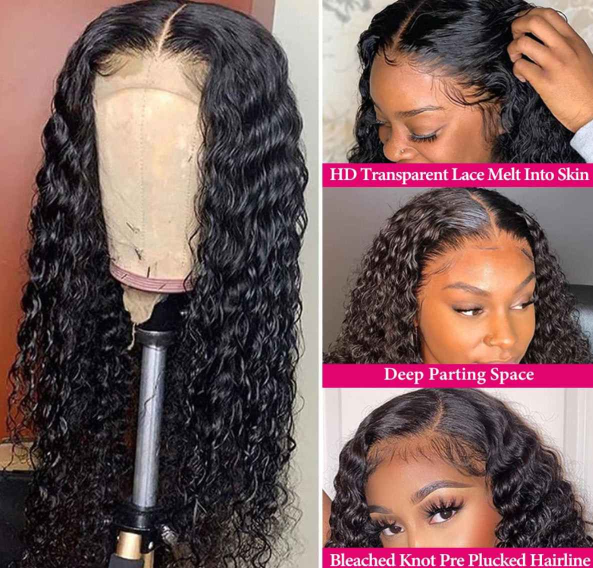 HD Deep Wave Lace Front Wig